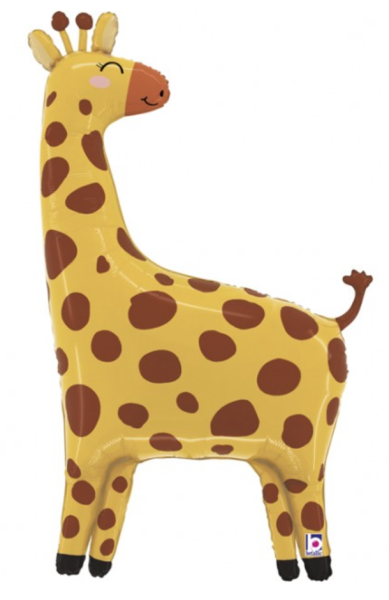 XXL Folienballon Figur - Rückblickende Giraffe - 104cm